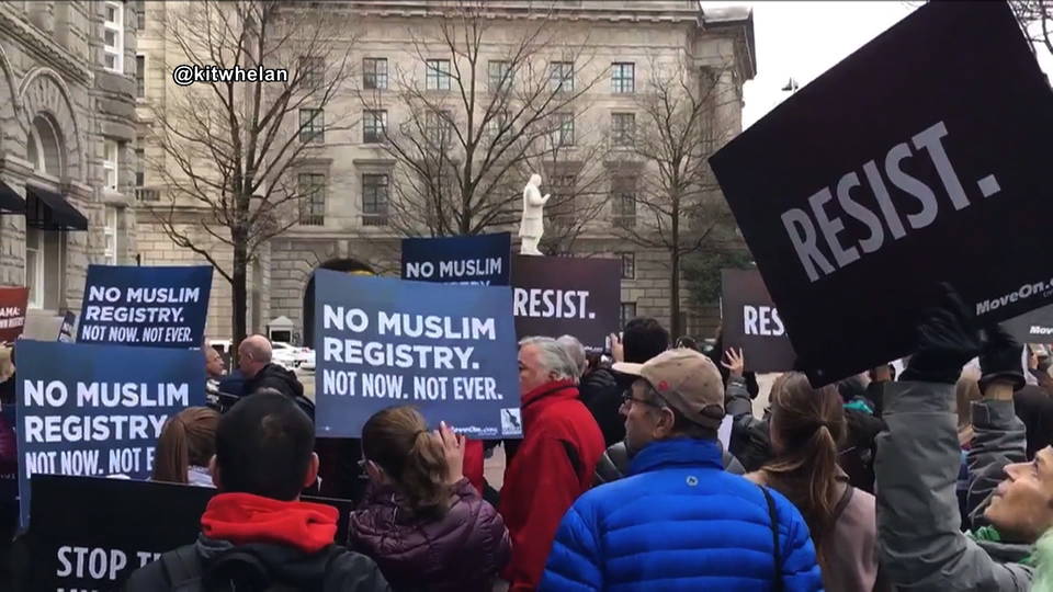 H02 muslim registry protest