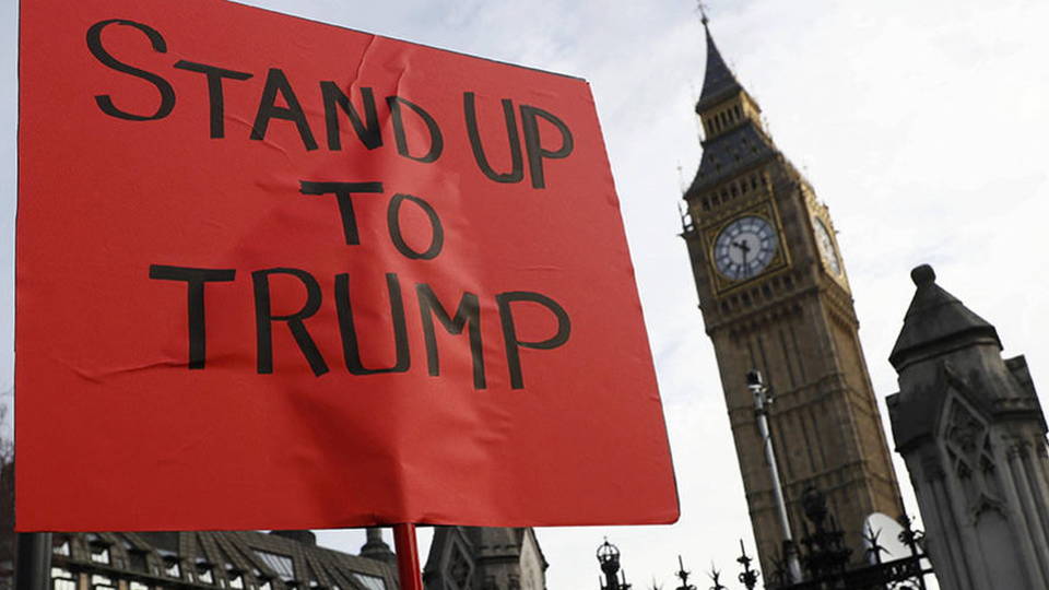 H02 london protest trump