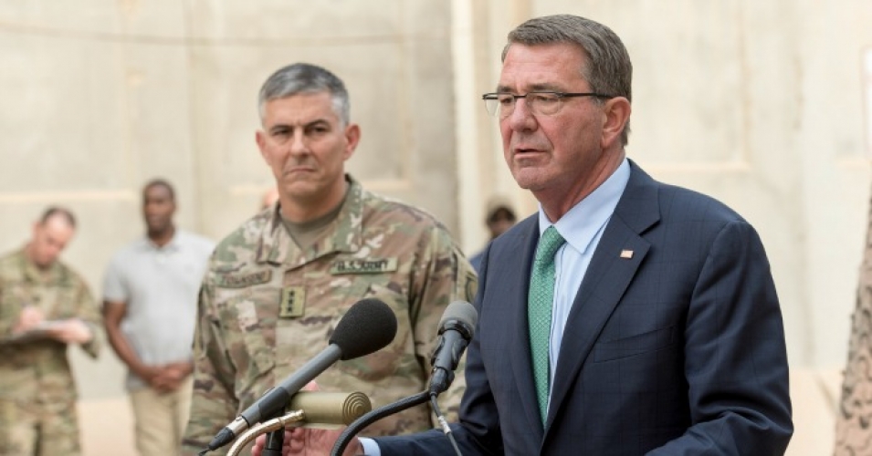 U.S. Secretary of Defense Ash Carter speaking in Baghdad, Iraq, on Oct. 22, 2016. (Photo: DOD)