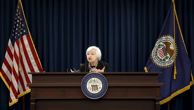 U.S. Federal Reserve Chair Janet Yellen holds a press conference following the two-day Federal Open Market Committee (FOMC) policy meeting in Washington March 16, 2016.REUTERS/Kevin Lamarque