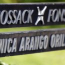A company list showing the Mossack Fonseca law firm is pictured on a sign at the Arango Orillac Building in Panama City in this April 3, 2016 file photo. REUTERS/Carlos Jasso/Files