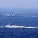 Chinese naval vessels participate in a drill on the East China Sea, China, August 1, 2016. Picture taken August 1, 2016. China Daily/via REUTERS