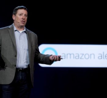 Steve Rabuchin, Amazon president of Amazon Alexa speaks during the Huawei keynote address at CES in Las Vegas, January 5, 2017.  REUTERS/Rick Wilking