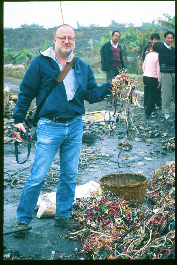 Seattle-based activist Jim Puckett started the Basel Action Network to help enforce a 1989 treaty that bars the trade of hazardous waste across international borders. The U.S. is the only developed country in the world that hasn’t ratified the treaty.Credit: Courtesy of the Basel Action Network