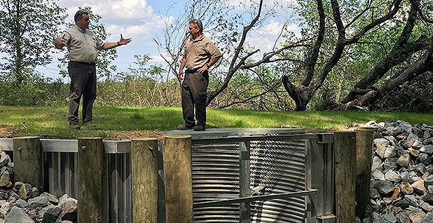 Water control structure inspection