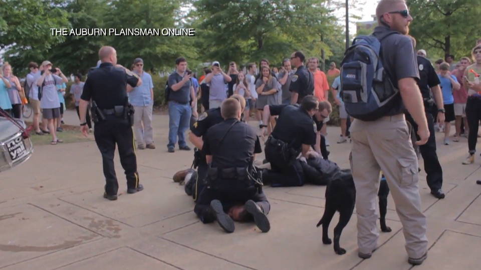 H12 auburn university protest