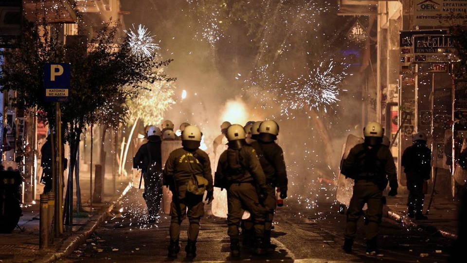 H13 greece protest police killing