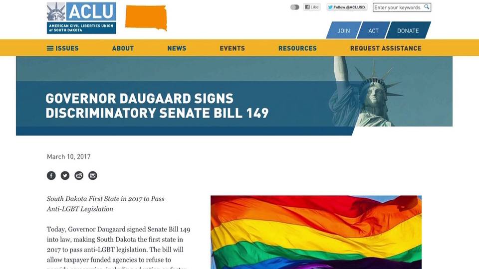 Southdakota gov lgbtqbill