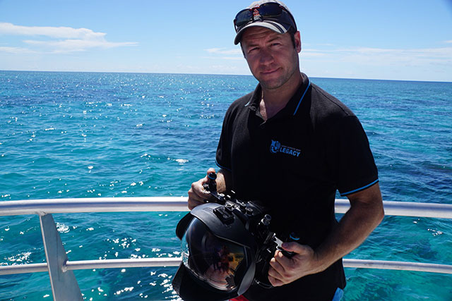 Marine biologist David Burdick who has been studying the coral around Guam for more than 10 years, told Truthout the frequency of bleaching events he is seeing "is all new to us." (Photo: Courtesy of David Burdick)